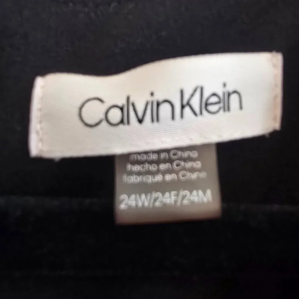 Calvin Klein Pants Jumpsuit - Black with Rhinestone Waist - Picture 8 of 12